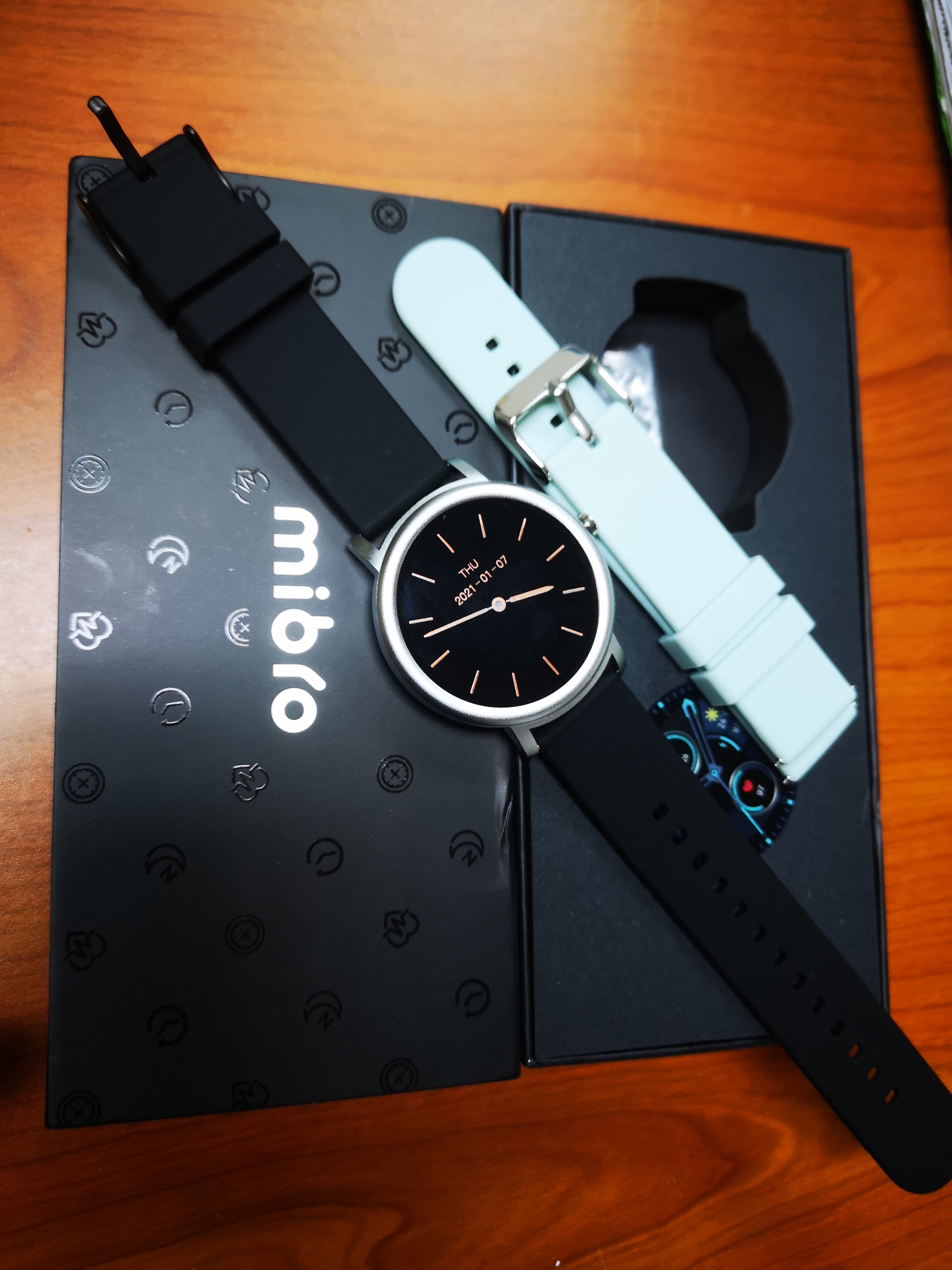 NEW XIAOMI MIBRO AIR SMART WATCH BLACK 42MM Men s Fashion