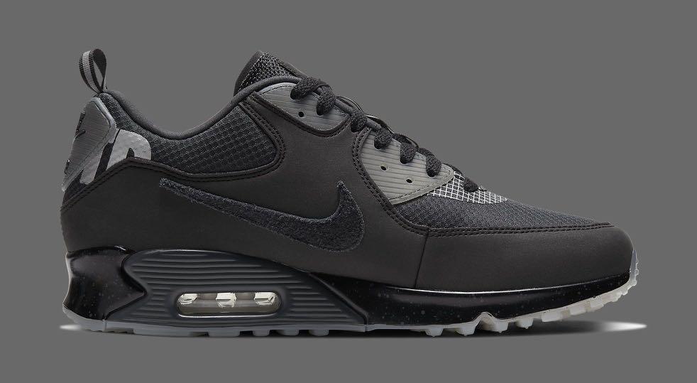 undefeated x air max 90 anthracite