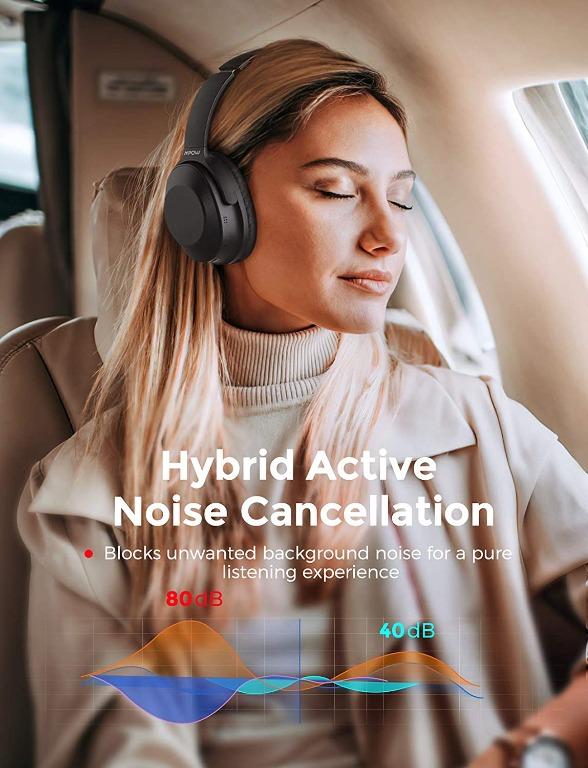 bluetooth 5.0 noise cancelling headphones