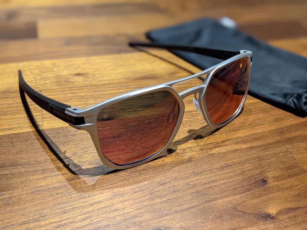 Oakley Latch™ Alpha Sunglasses • Matte Silver Aluminium Frame • Torch  Iridium Lenses • OO4128-0253, Men's Fashion, Watches & Accessories,  Sunglasses & Eyewear on Carousell