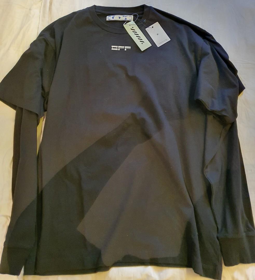 off white masked face sweatshirt