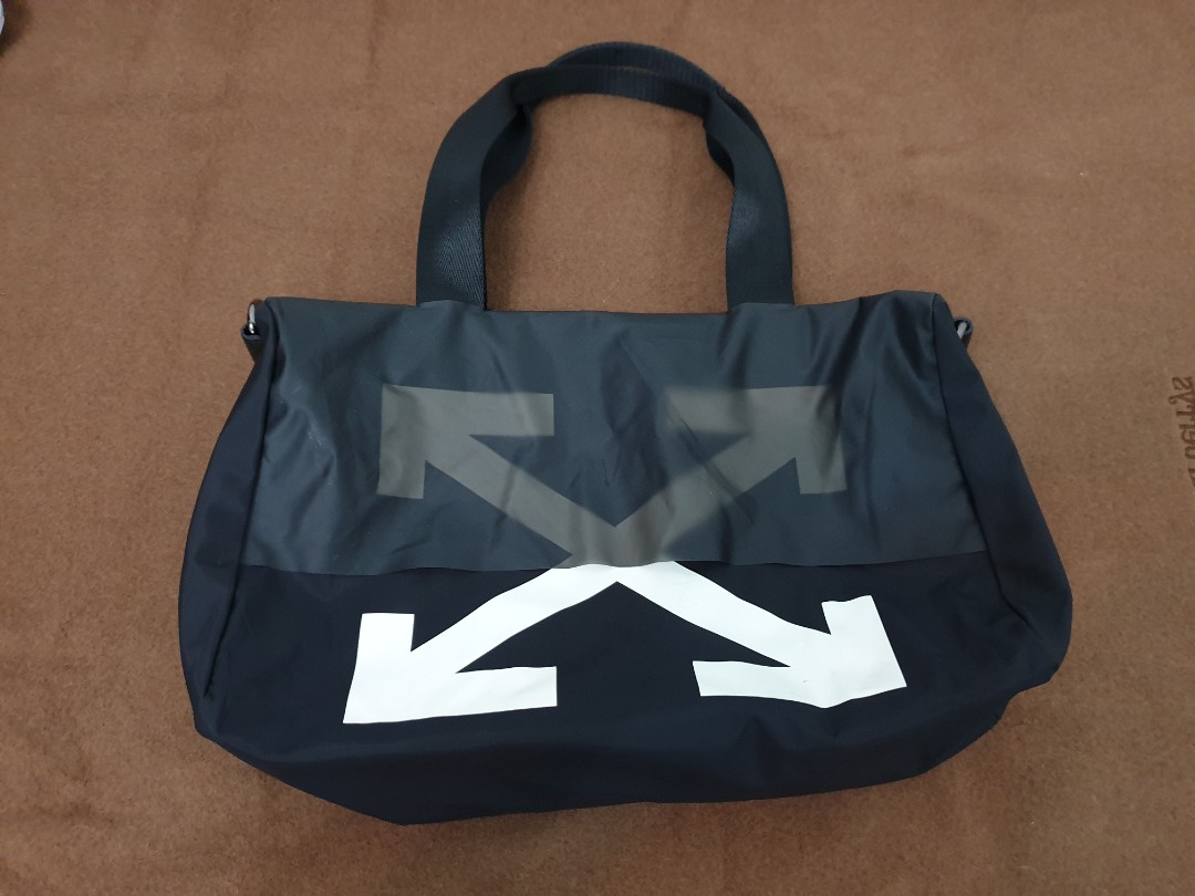 Duffle bag top off white