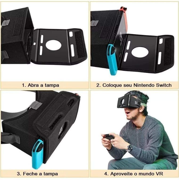 vr headset for nintendo switch oivo 3d vr glasses