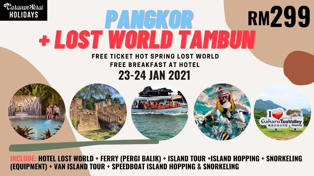 Pangkor Lost World Of Tambun Tickets Vouchers Attractions Tickets On Carousell