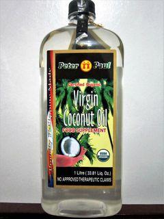 Peter Paul Organic Virgin Coconut Oil 1L