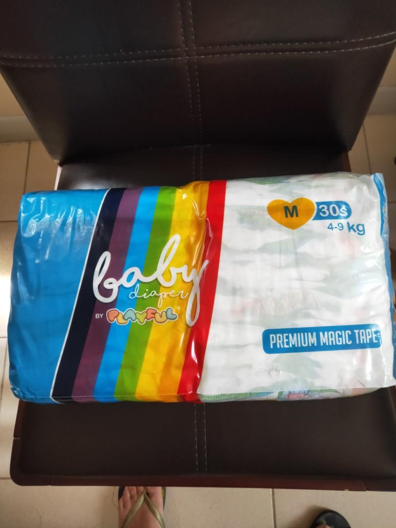 Playful baby diaper 30s medium (Category: Diapers & Baby Wipes) located in Manila. Submitted by ibentamona (Listing ID 1061133469, Image 1). Description: .