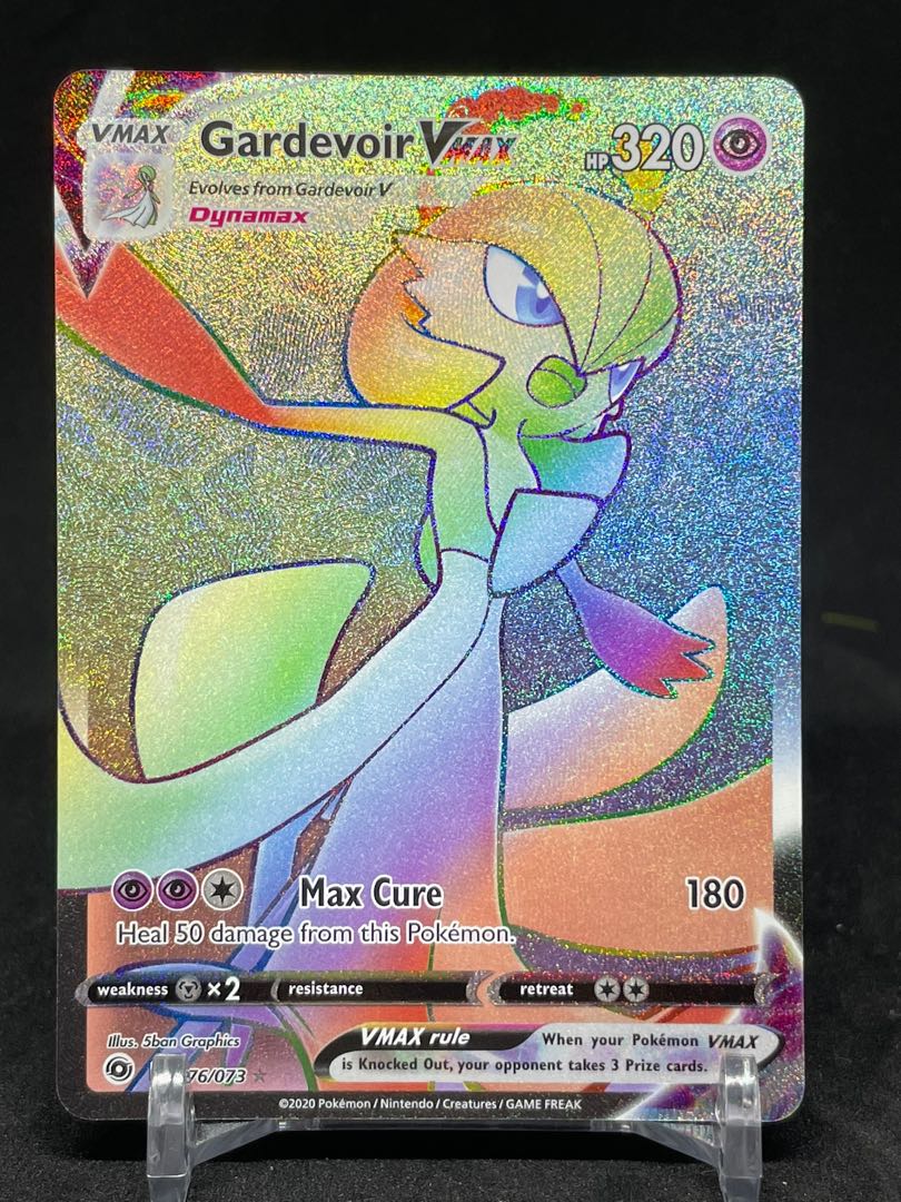 Pokemon Tcg Gardevoir Vmax Hyper Rare 76 73 Toys Games Board Games Cards On Carousell Pokemonkortet er et secret rare vmax kort fra swsh champion's path serien og har nummer 076/073. pokemon tcg gardevoir vmax hyper rare 76 73