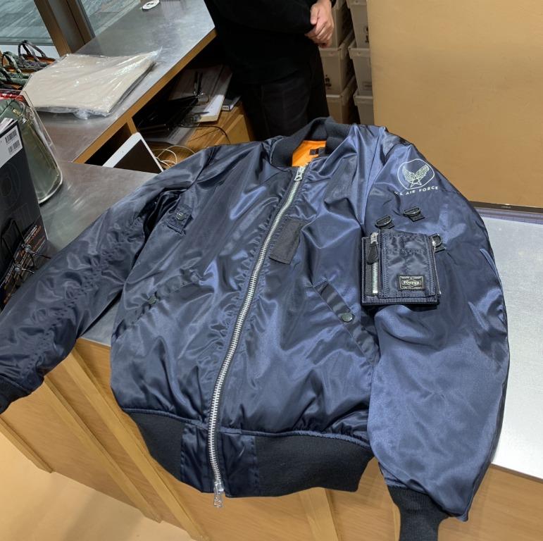 PORTER Buzz Rickson's MA-1 & WALLET シルバー