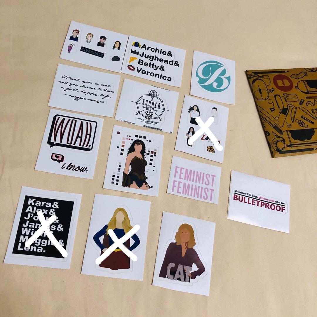 Redbubble Stickers Featuring Riverdale Supergirl Pitch Perfect Little Mix Wonder Woman Etc Design Craft Art Prints On Carousell