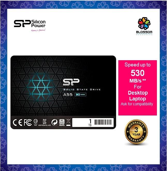 Silicon Power Ace A55 2.5 256GB SATA III 3D TLC Internal Solid