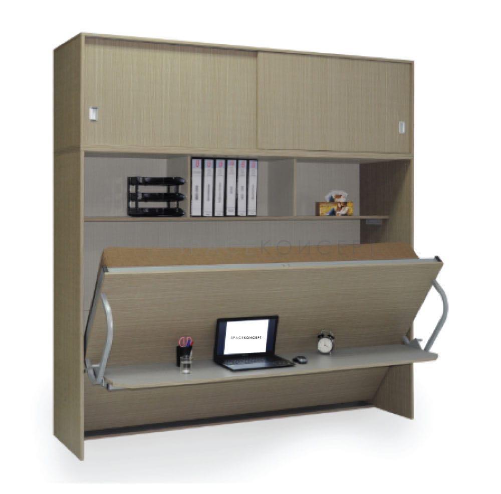 Super single outlet murphy bed