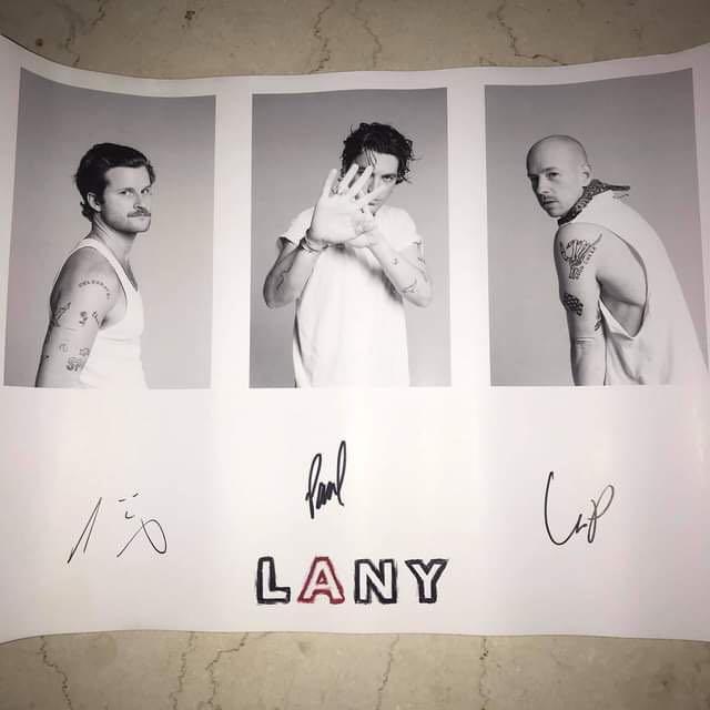 SUPERSALE! Signed LANY Poster (Category: Vinyls) located in Manila. Submitted by stefandraboutique (Listing ID 1061166817, Image 1). Description: On hand and ready to ship for 999 php only for a limited time 💙.