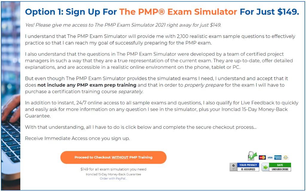 The PMP® Exam Simulator 2021 Computers Tech Parts Accessories