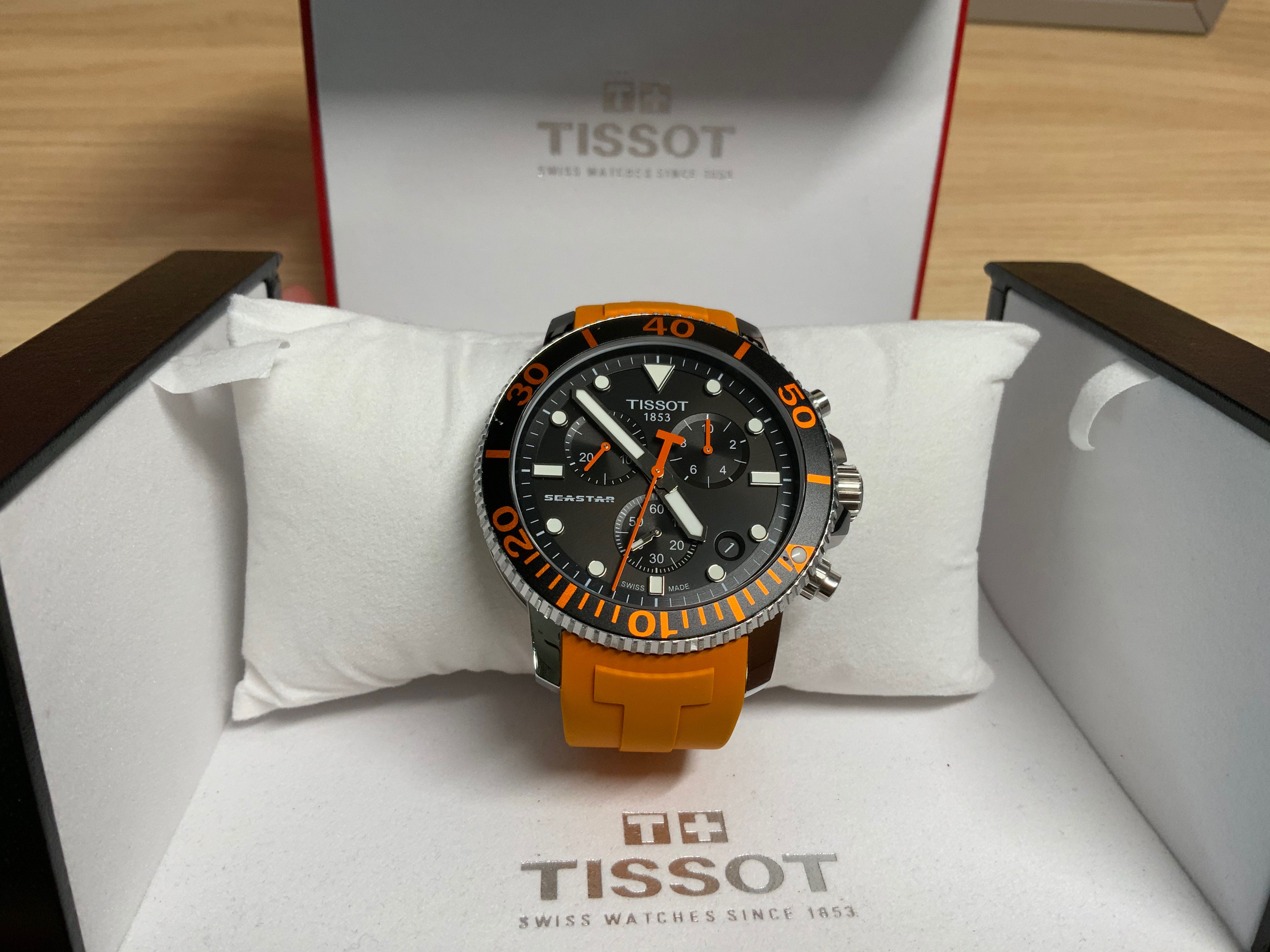 Tissot best sale watch orange