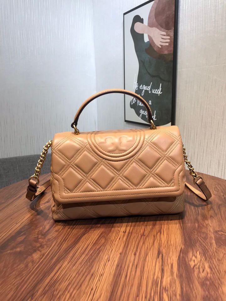 Tory burch fleming shop top handle satchel