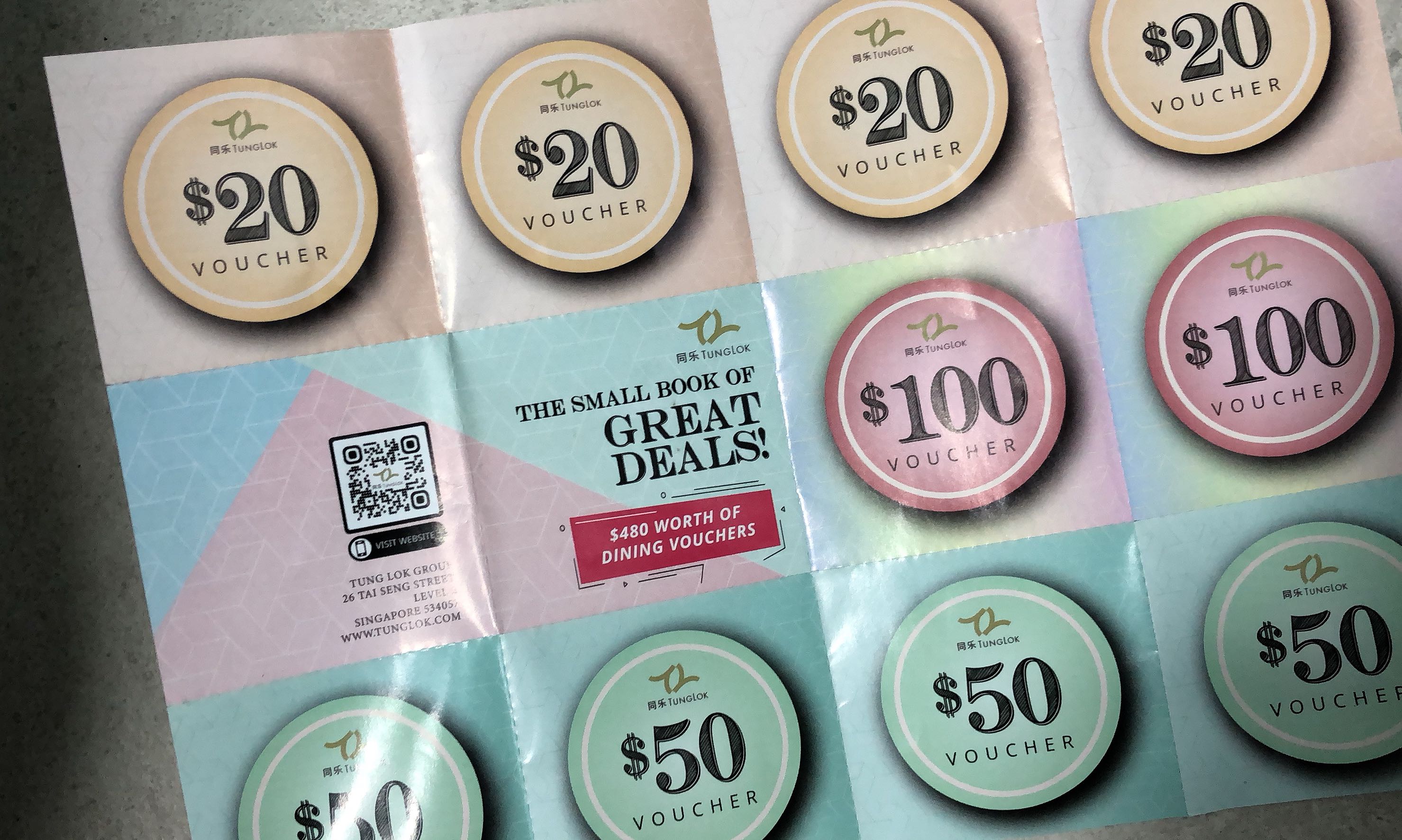 Tunglok voucher (Dancing crab, Slappy Cakes etc), Tickets & Vouchers