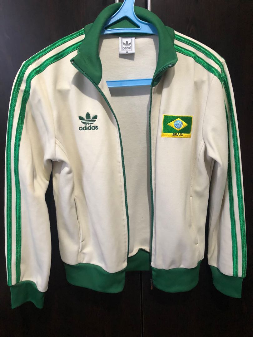 Vintage Adidas Brazil Jacket, Women's Fashion, Coats, Jackets and Outerwear  on Carousell