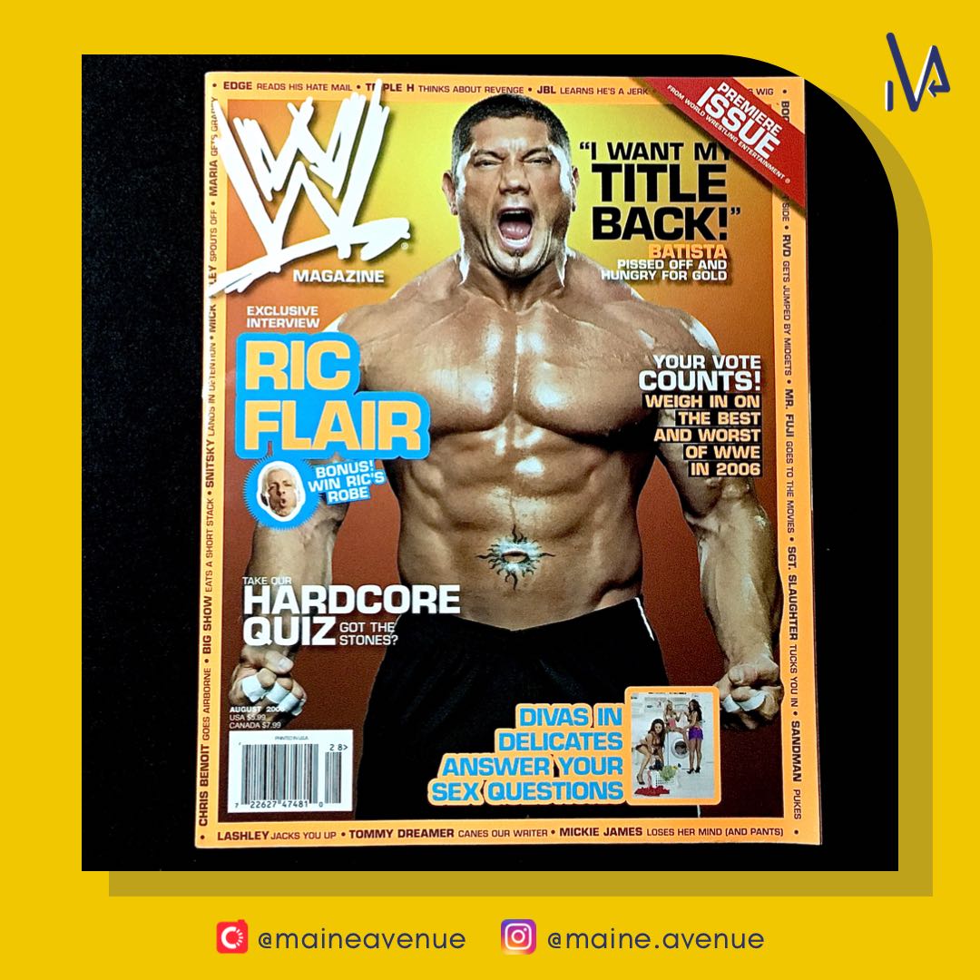 WWE Magazine August 2006 Issue (R18), Hobbies & Toys, Books