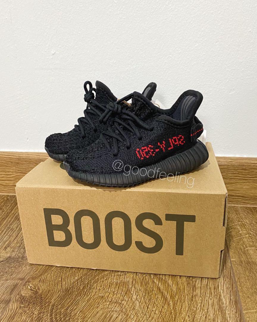 infant yeezy bred