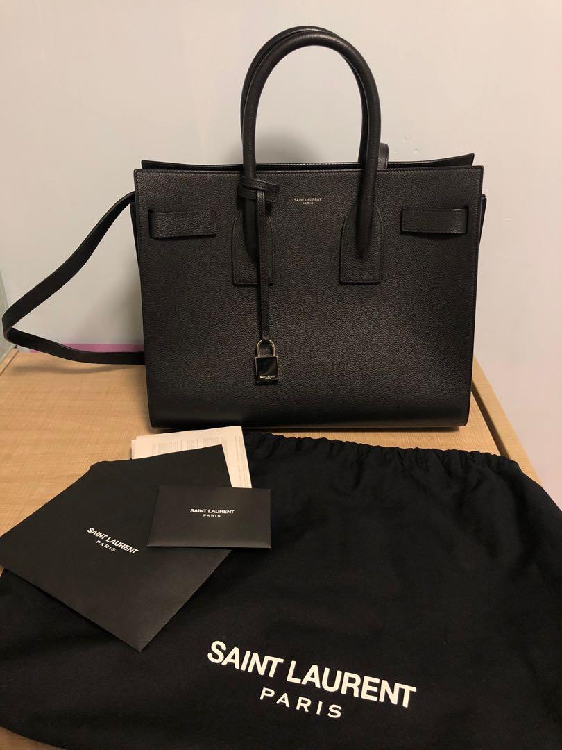 90 New 真貨ysl Classic Sac De Jour 黑色手挽袋 附保證卡 收據 包順豐 女裝 女裝袋 銀包 Carousell 90 New 真貨ysl Classic Sac De Jour 黑色手挽袋 附保證卡 收據 包順豐 女裝 女裝袋 銀包 Carousell