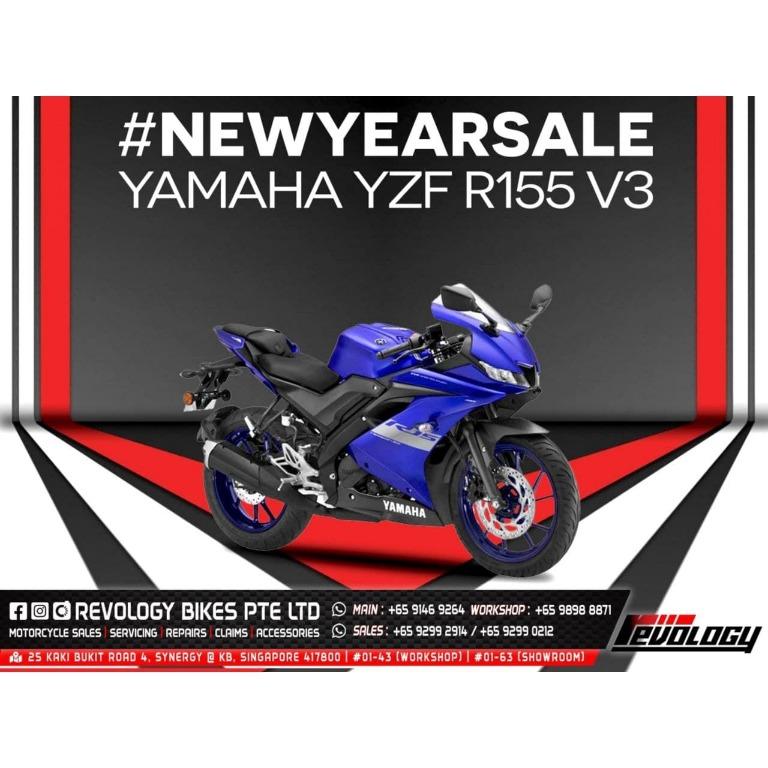 2021 NEW YEAR SALE YAMAHA YZF R15 V3 R155 Motorcycles Motorcycles for Sale Class 2B on Carousell