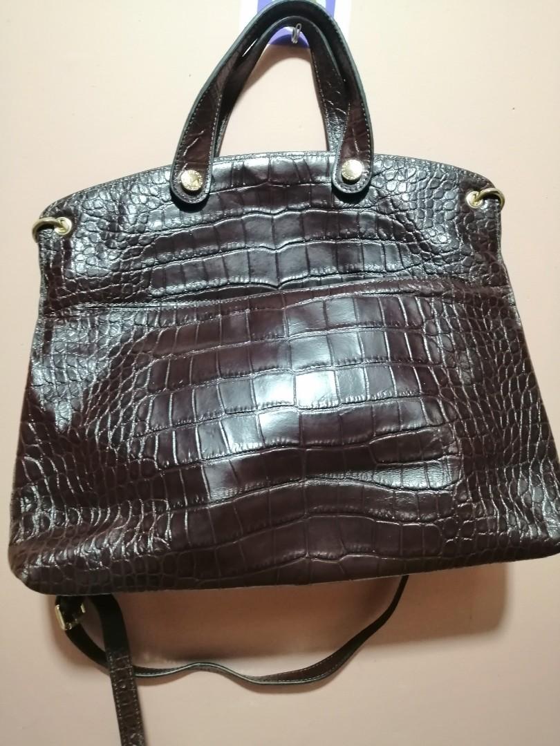 croc skin bag