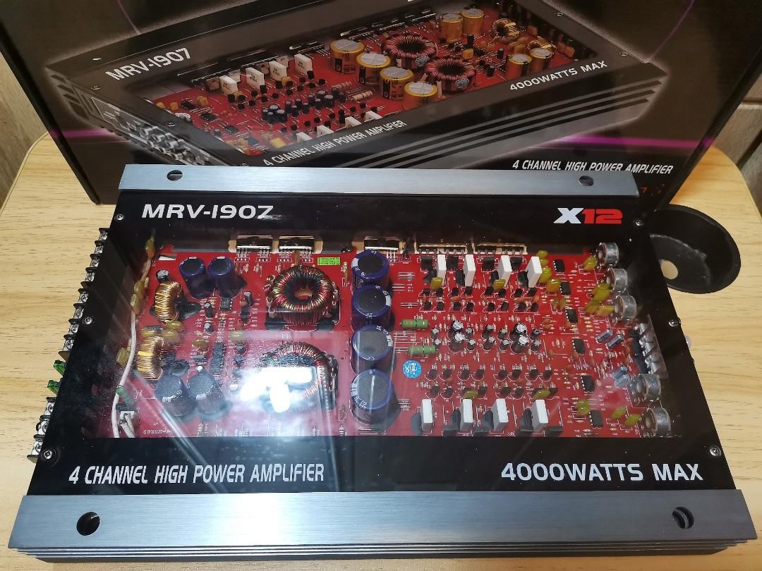 4 Channel High Power Amplifier 4k watts, Hobbies & Toys, Music & Media ...