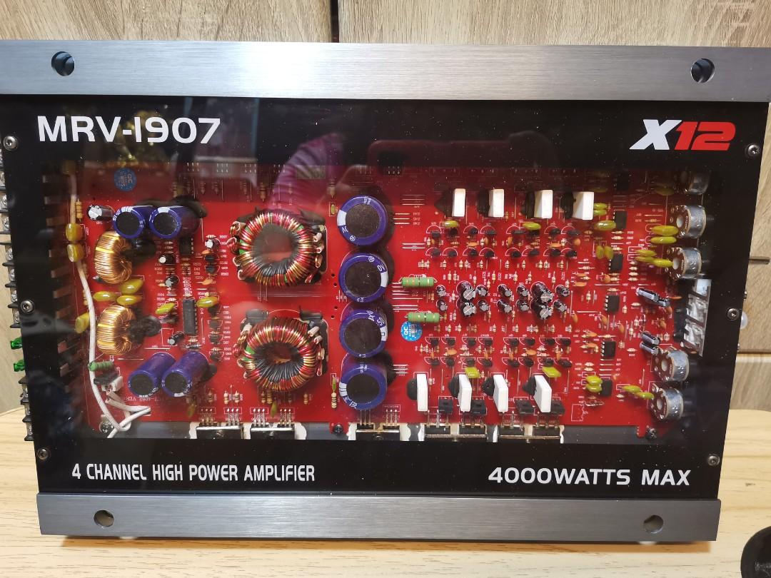4 Channel High Power Amplifier 4k watts, Hobbies & Toys, Music & Media ...