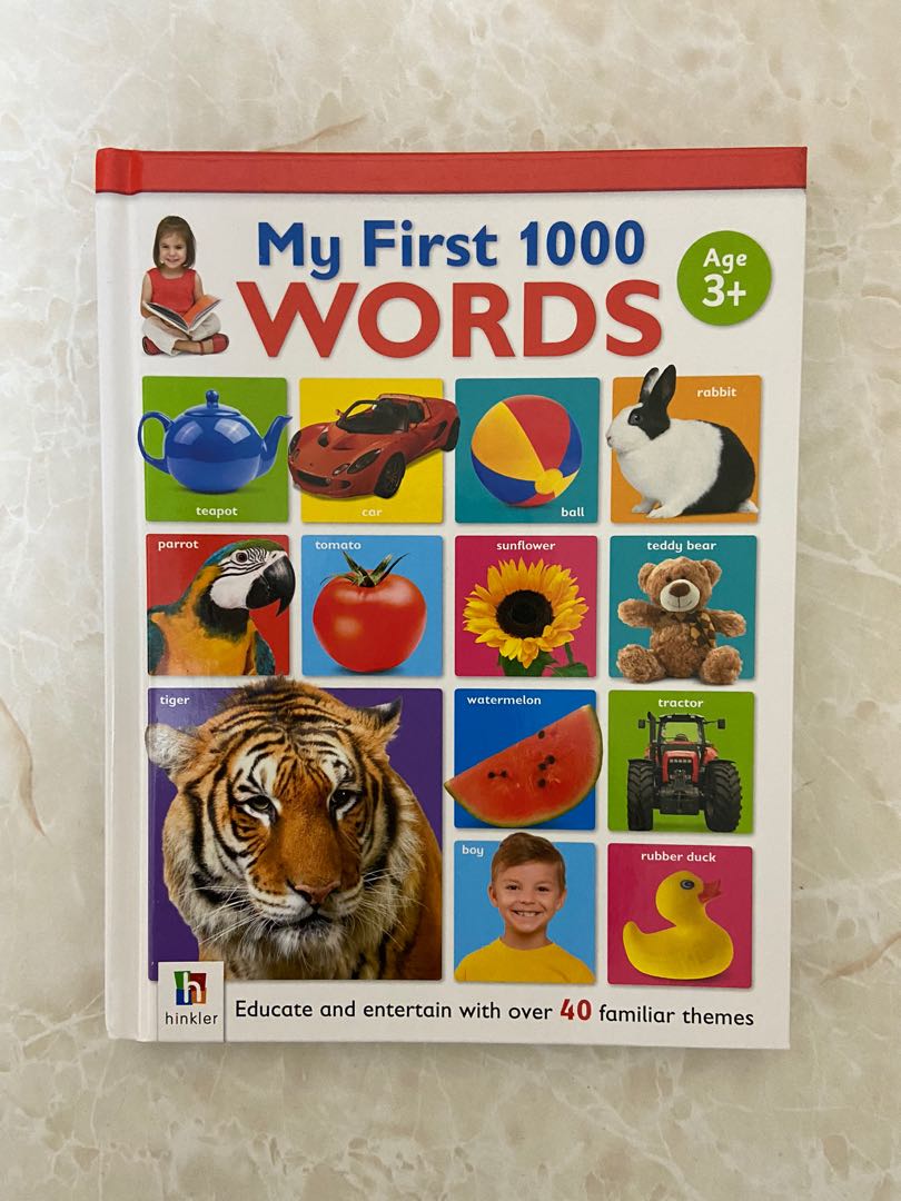 全新 幼兒英文圖書 My First 1000 Words Hinkler Books 澳洲直送🇦🇺 , 興趣及遊戲, 書本 & 文具, 兒童 ...