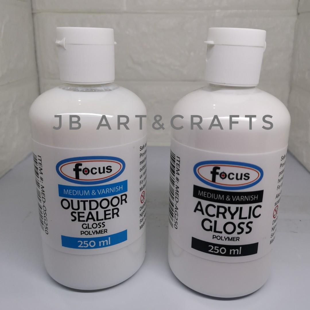 ACRYLIC GLOSS VARNISH / OUTDOOR SEALER, Hobbies & Toys, Stationary
