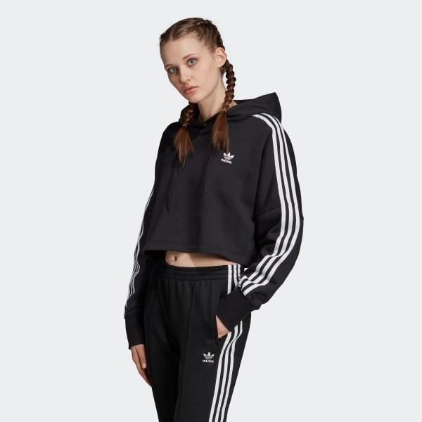 BNWT Adidas Originals Cropped Hoodie Women s Fashion Coats