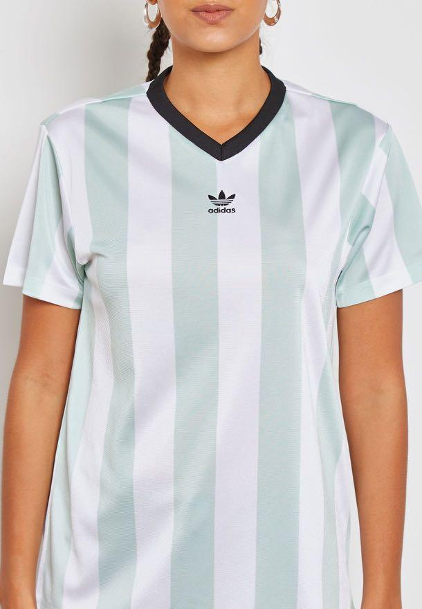 Adidas originals white best sale t shirt women's