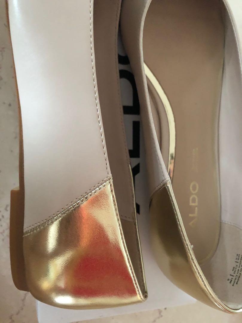 Aldo gold flats outlet
