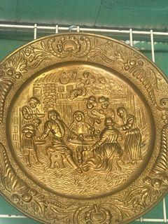 Antique Intricate design Brass Plate