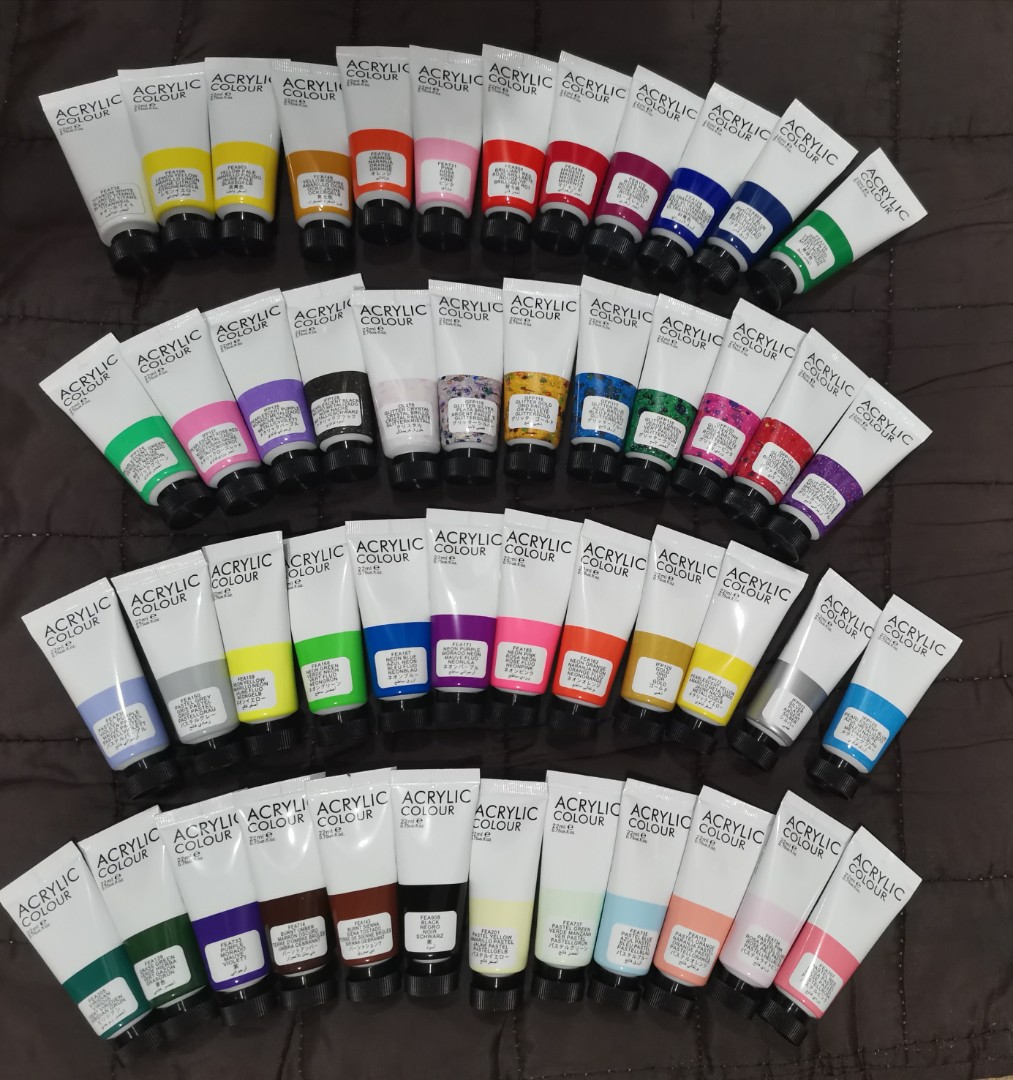 ART RANGER ACRYLIC COLOR PAINT SET 36 / 48, Hobbies & Toys, Stationary