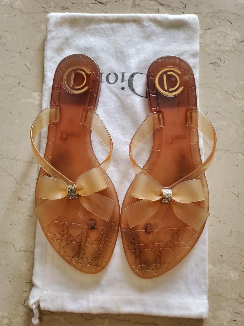 Dior on sale jelly sandals