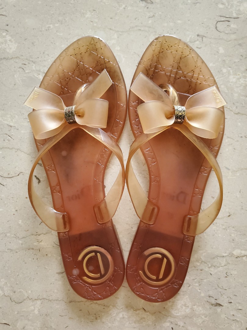 Dior jelly sandals sales