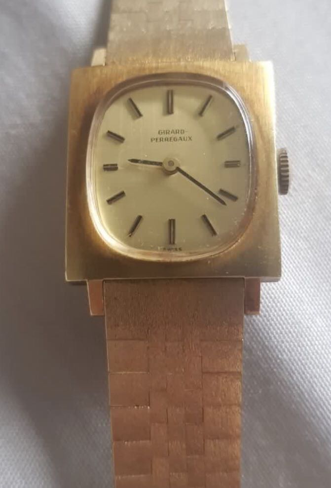 Girard perregaux shop 18k gold watch