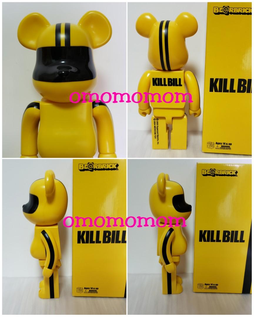 bearbrick 400 +100 kill Bill, 興趣及遊戲, 玩具& 遊戲類- Carousell