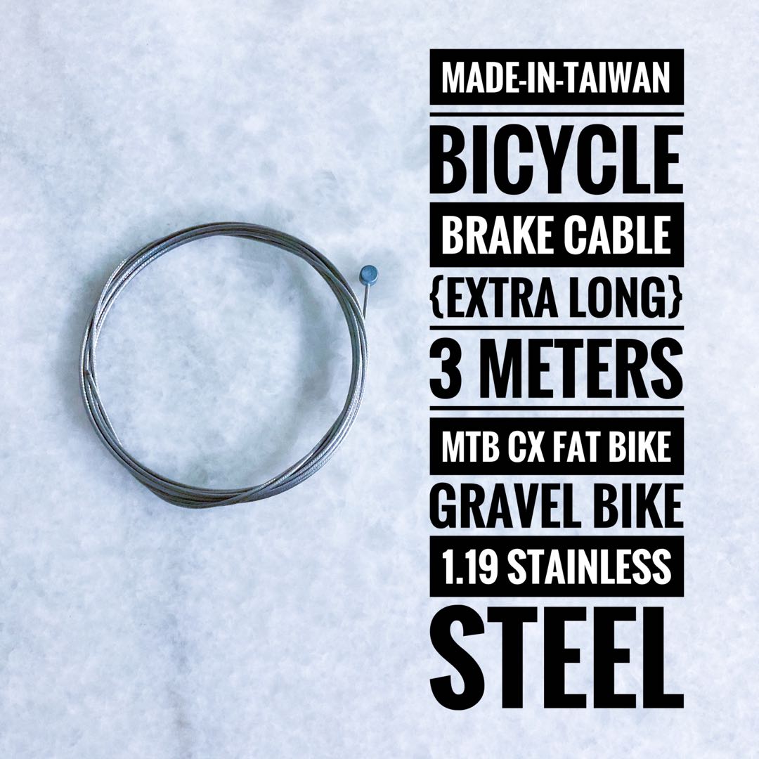 Extra long bicycle brake cable on sale