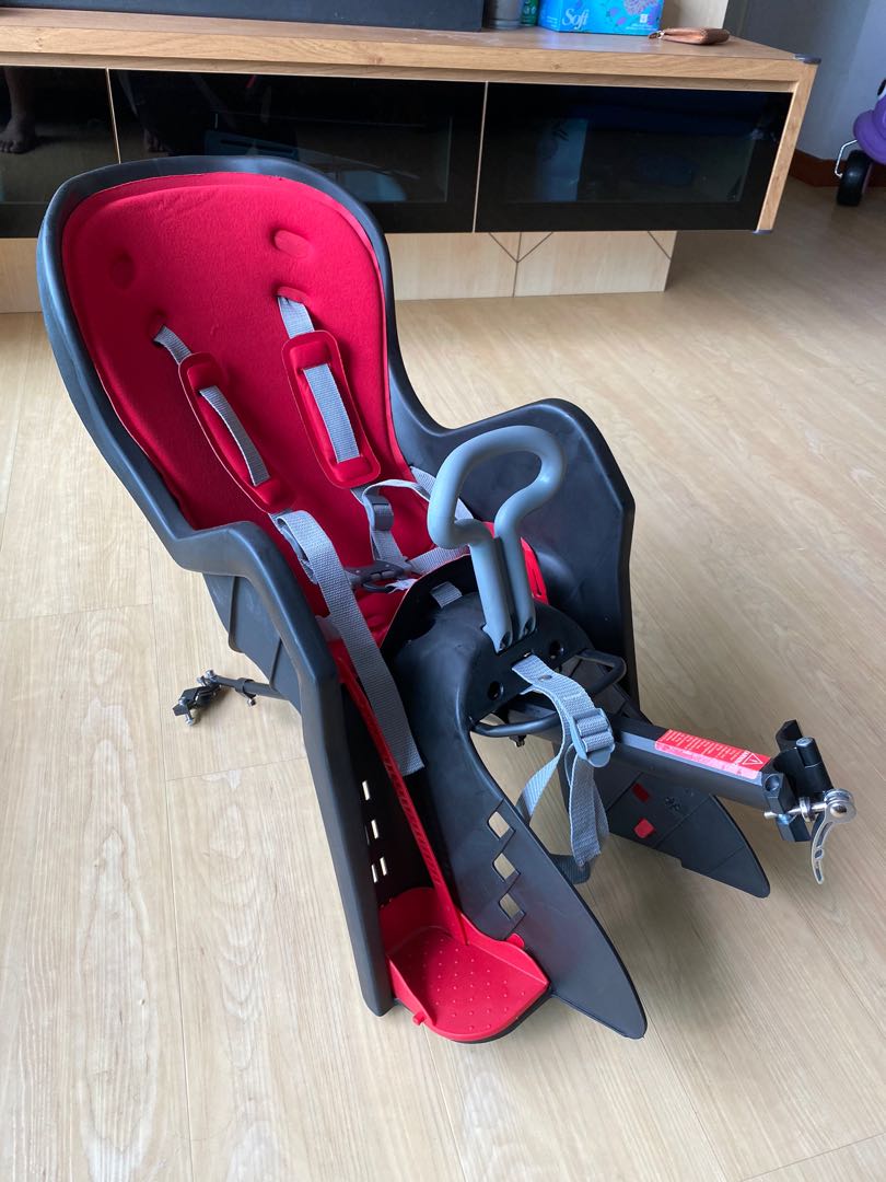 Bicycle rear mounted seat and adjustable rack, Sports Equipment