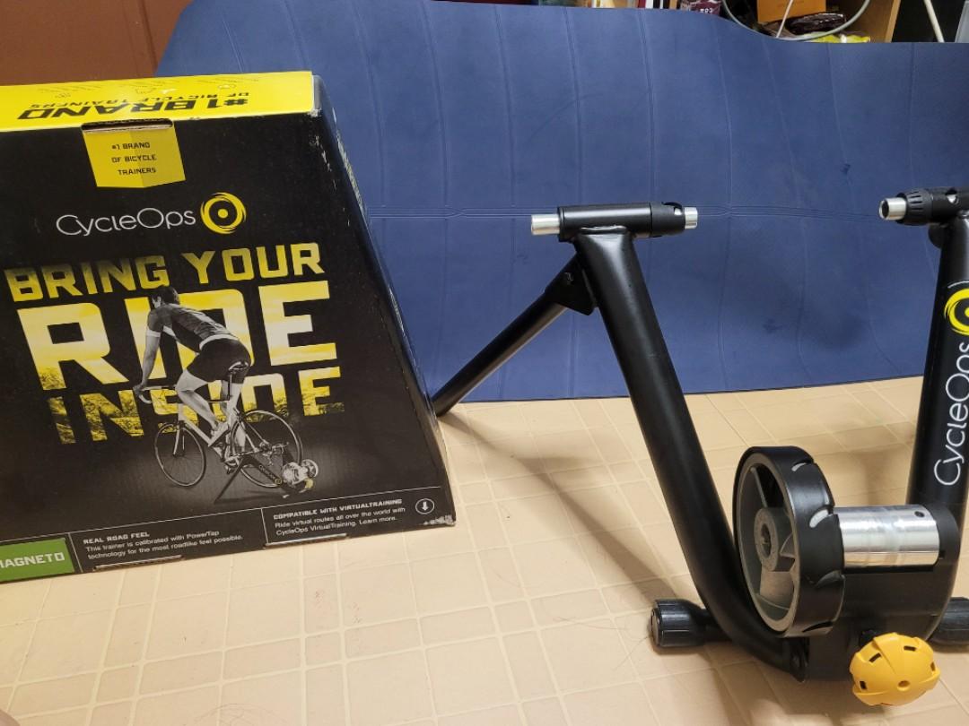 Cycleops magneto top bike trainer