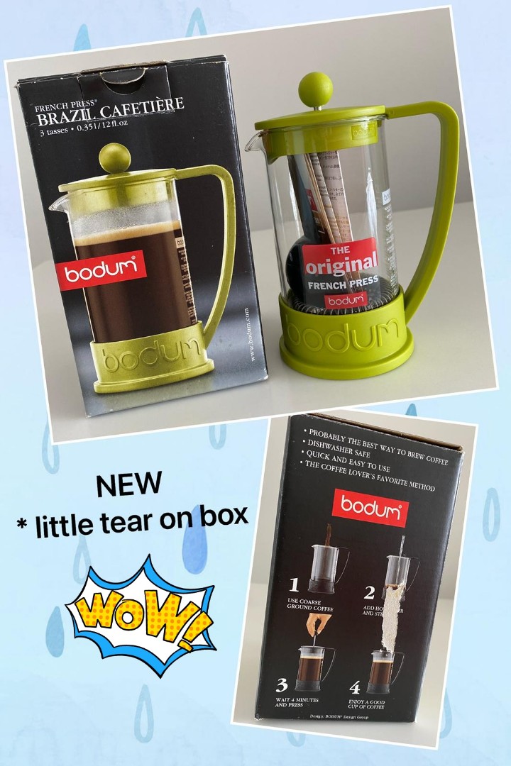 Brand New Bodum Coffee Brew Press, TV & Home Appliances, Kitchen