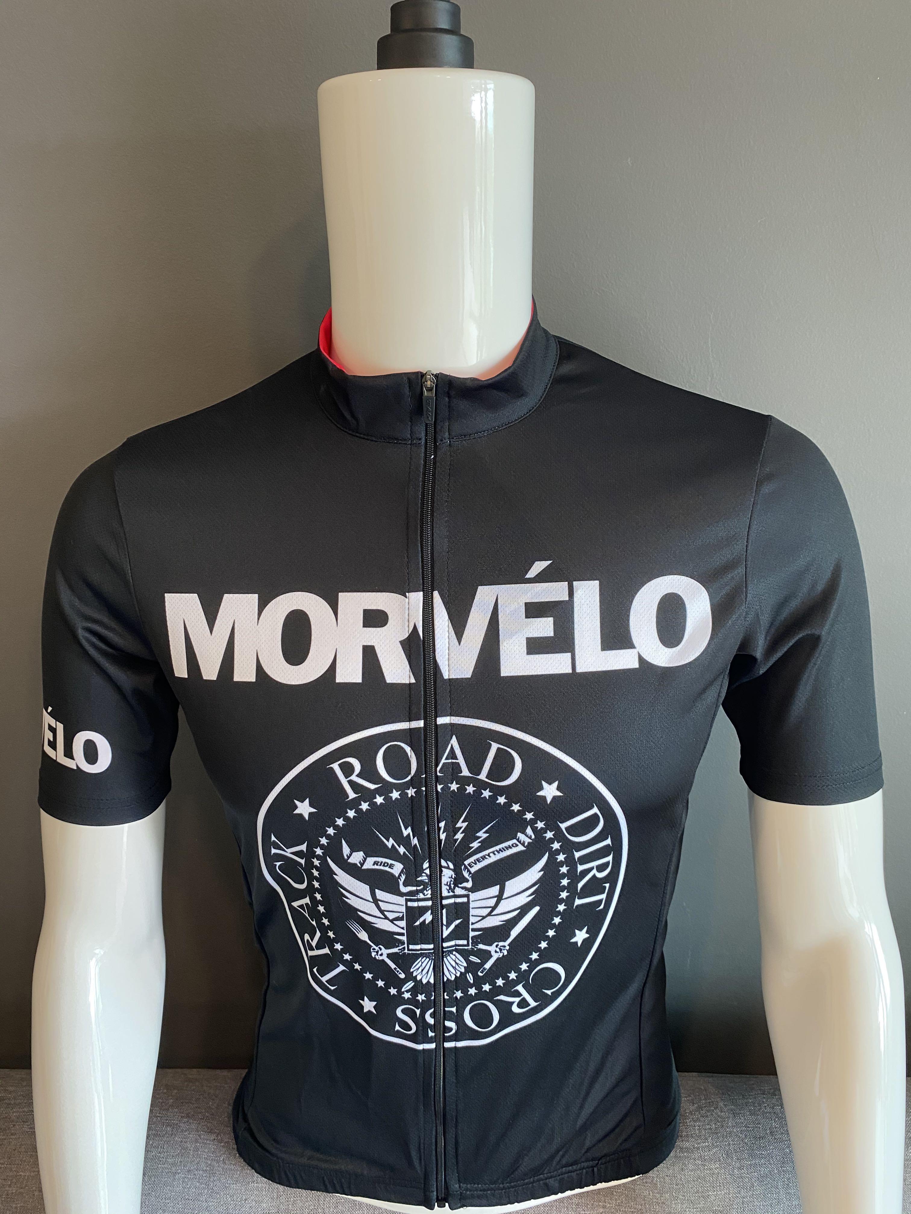 Brand new Joey men s black cycling jersey by Morvelo Men s Fashion Activewear on Carousell