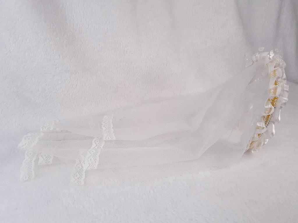 Bridal Headband with Veil (Category: Hair Accessories) located in Paranaque City. Submitted by usiserah (Listing ID 1061415578, Image 3). Description: White Bridal Headband below Shoulder Length Veil Remark: Used once when my daughter received her 1st Communion RFS: Minimalist Mom Need to Declutter 📌 For More Details Visit Us @: USISERAH🐸 📱Facebook | 🛒Shopee | 📲Carousell .