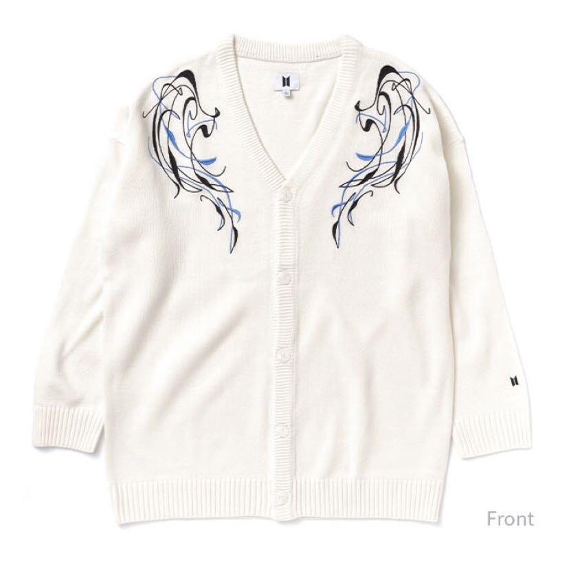 BTS Black Swan Cardigan White READY STOCK Hobbies Toys