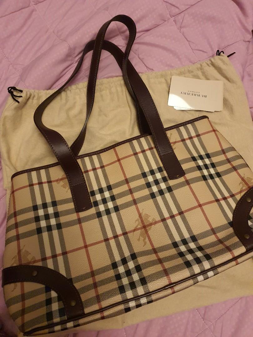 Burberry vintage bag, Women's Fashion, Bags & Wallets, Tote Bags on  Carousell
