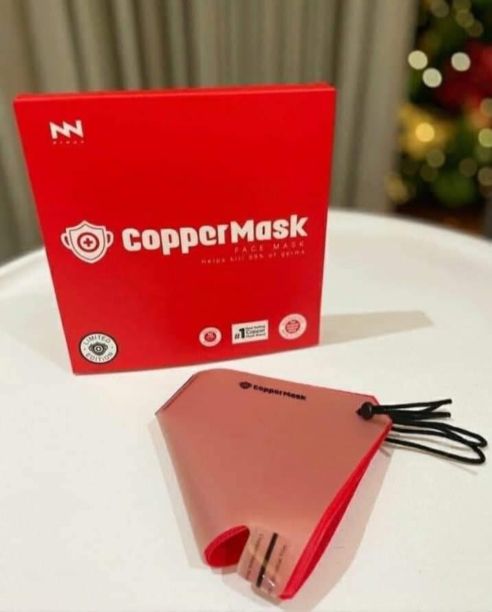 Coppermask 2.0 Limited Edition (Category: Face Care) located in Manila. Submitted by allthingsloved28 (Listing ID 1061351866, Image 2). Description: ONHAND and ready to ship! *black & white *scarlet red *dark blue.