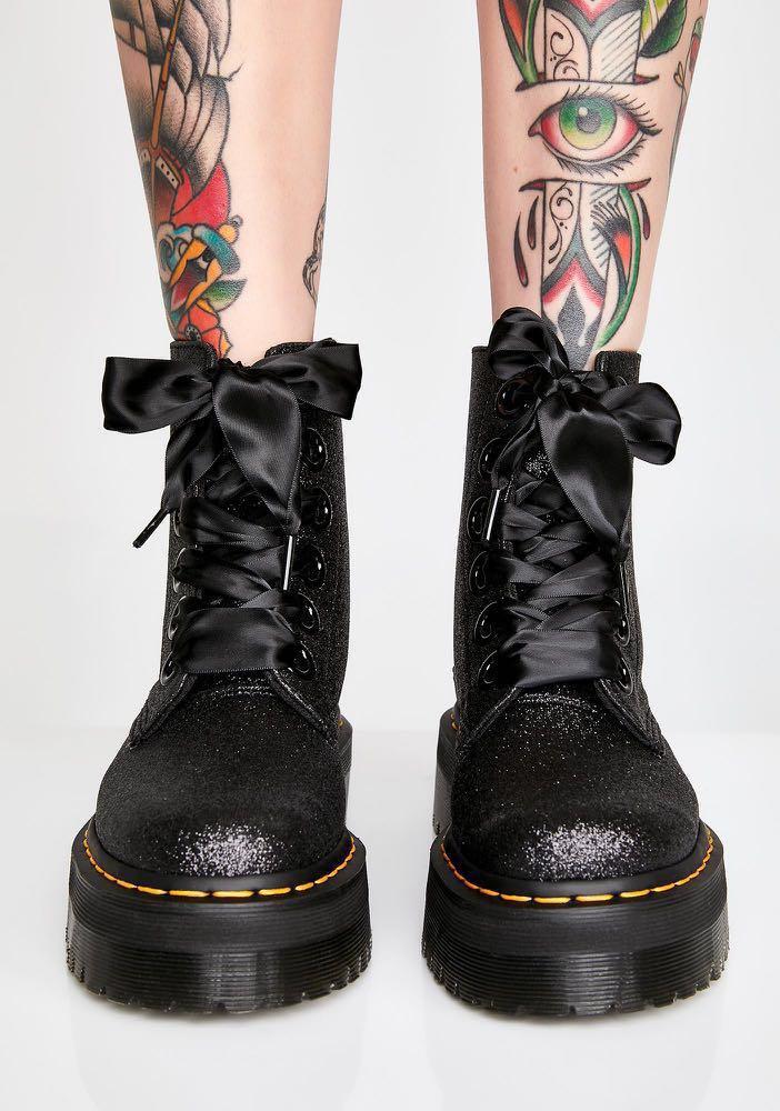 dr martens glitter molly