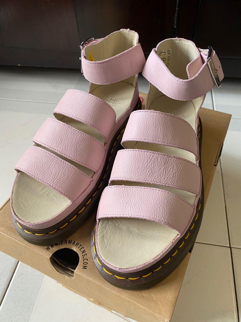 pink clarissa dr martens